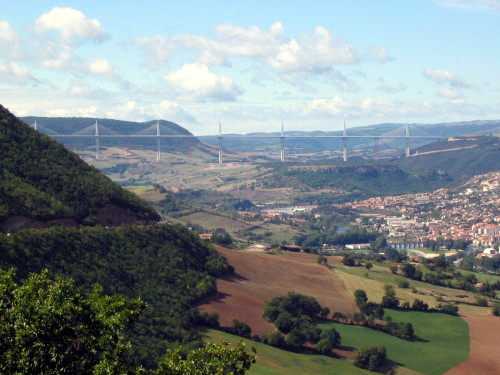 The new viaduct at Millau